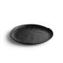 Assiette plate 26cm black Livelli