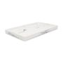 Soap dish 27x15,5xH2cm marble white Suds