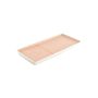 Serveerschaal 14x32cm roze Flow