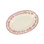 Serveerschaal 32,5x22,5cm ovaal burgundy Cyril
