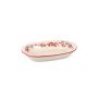 Plat à servir 26,5x17,5xH4,5cm ovale burgundy Cyril