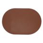 Placemat 45x30cm oval brown Tabletop