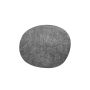 Placemat 43,5x36,5cm organic metallic silver Dinner