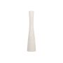 Vase 9xH40,5cm organique blanc Cone