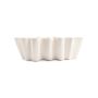 Plat décoratif 43,5x19xH13,5cm beige Vico