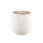 Bloempot 43xH41cm organisch beige Cave