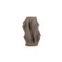 Vaas 20x20xH28,5cm satin brown Vea