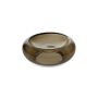 Decorative dish 26xH10cm coffee brown Vesper
