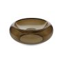 Decorative dish 33xH12cm coffee brown Vesper