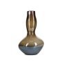 Vase 19,5xH32,5cm organic metallic grey Vesper