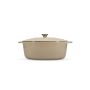 Cooking pot 41x26cm cast iron beige Ferno