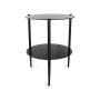 Table gigogne 36xH46cm noir Patio