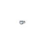 Serviettenring 4,5cm organisch silber Charm - 4er-Set