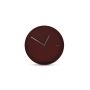 Wall clock 30x4,5cm abstract burgundy Pulse
