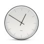 Wall clock 51x10cm black Pulse