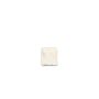 Candle holder 8x8xH8cm marble white Opus