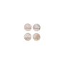 Porte-noms 5cm marbre beige Opus - Lot de 4