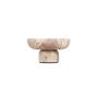 Decorative dish 20xH12cm marble beige Opus