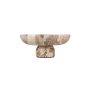 Plat décoratif 25,5xH10,5cm marbre beige Opus