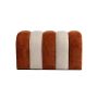 Hocker 77x44xH43cm burnt orange/soft grey Brume