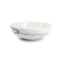 Bowl 18xH6cm marble Stone - Set of 4