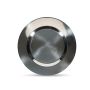 Teller flach 30/18cm chrome Oryn