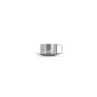 Kop en schotel 19,5cl chrome Oryn - Set van 2