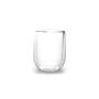 Beker 36cl dubbelwandig glas Paris - Set van 2