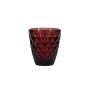 Glass 27cl burgundy Prisma - Set of 4