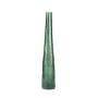 Vaas 9xH50cm donkergroen Twig