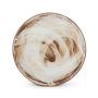 Plat bord 21cm brown Brush