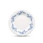 Plat bord 32cm blue flower Retro
