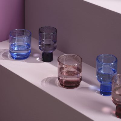 Glas 25cl blauw Kolon