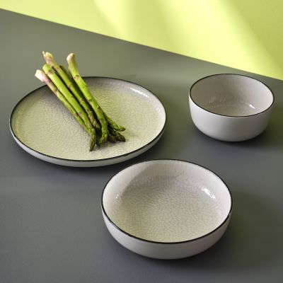 Bowl 14,5xH6,5cm white Gravel