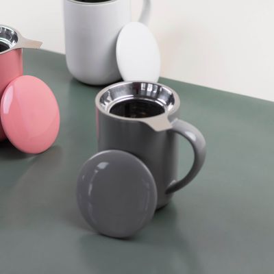 Tea mug 50cl grey Juno