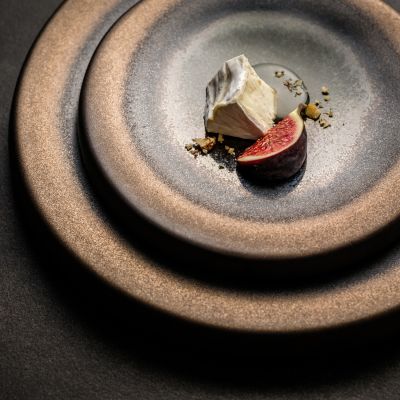 Plate 20,5cm gold Cone