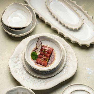 Kom 14xH6cm pure pearl Icon