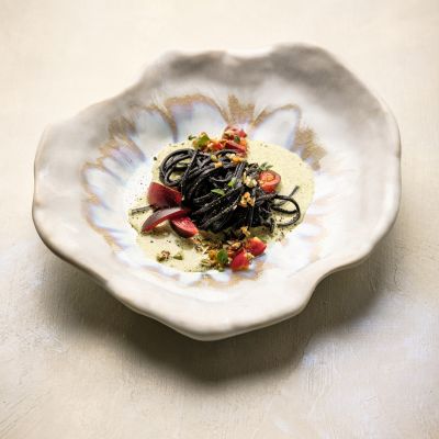 Kom 25,5xH6cm pure pearl Icon