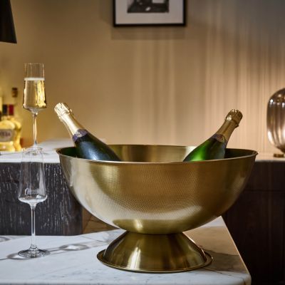 Champagne cooler tub 40xH24,5cm antique gold Bar