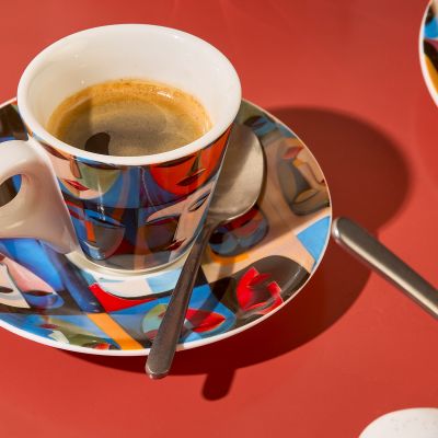 Tasse à moka 8cl abstract Barista