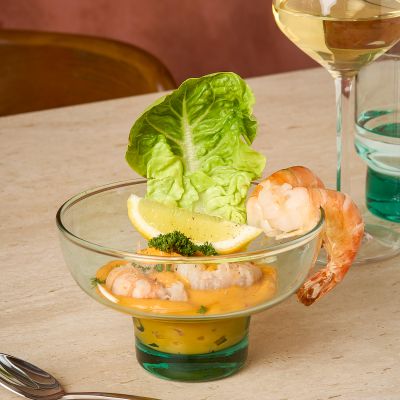 Ijscoupe 13,5xH8cm groen Revera - set/6