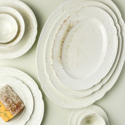 Serveerschaal 45x33,5cm beige Seance