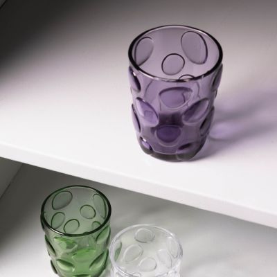 Glas 33cl lila Spot - Set/4