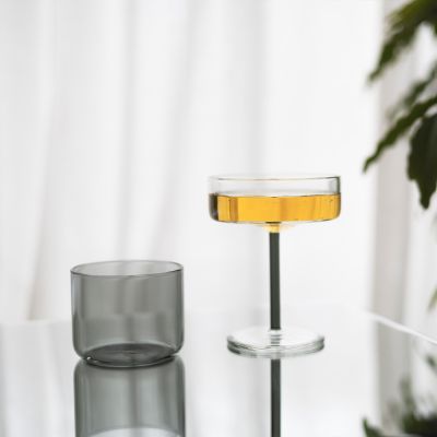 Glas 29cl grijs Fizz - set/4