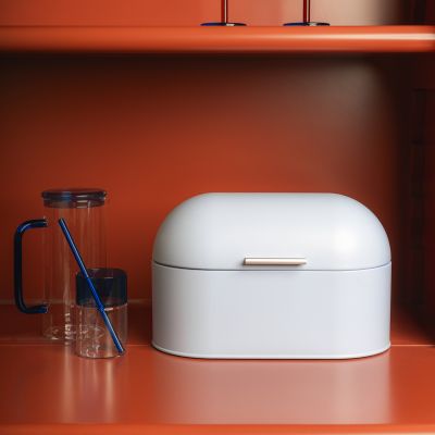 Rietje 20cm glas blauw Cruse - set/4