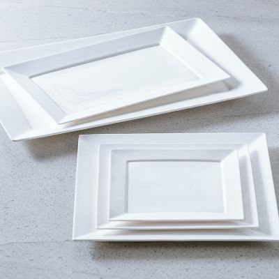 Servierschale 30,5x30,5cm weiß Silht