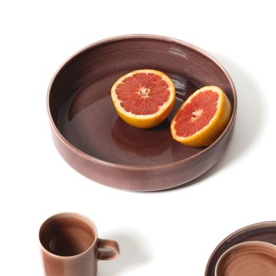 Serving dish 28xH7cm raspberry Duna