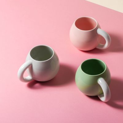 Mug 33cl round green Lola