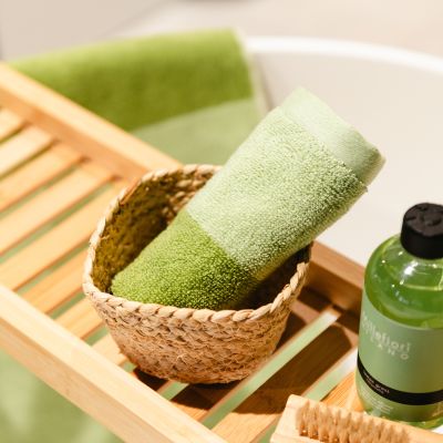 Handdoek 30x50cm pistachio green Pixie - set/2