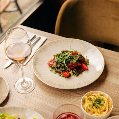 Teller flach 27cm grau Nuance